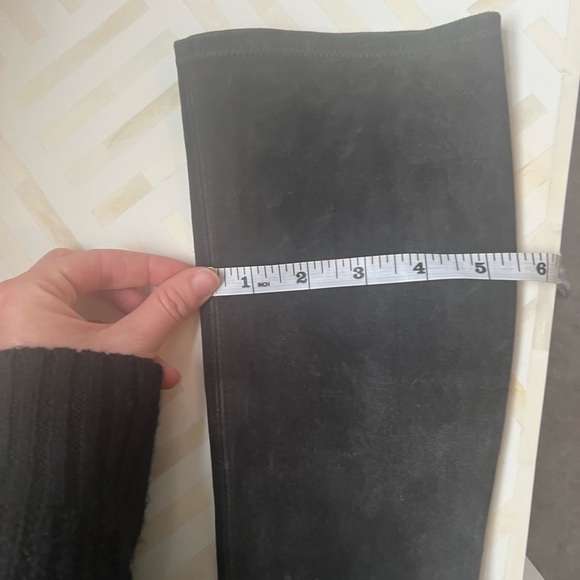 Stuart Weitzman Slate Gray Suede Boots - Picture 7 of 7